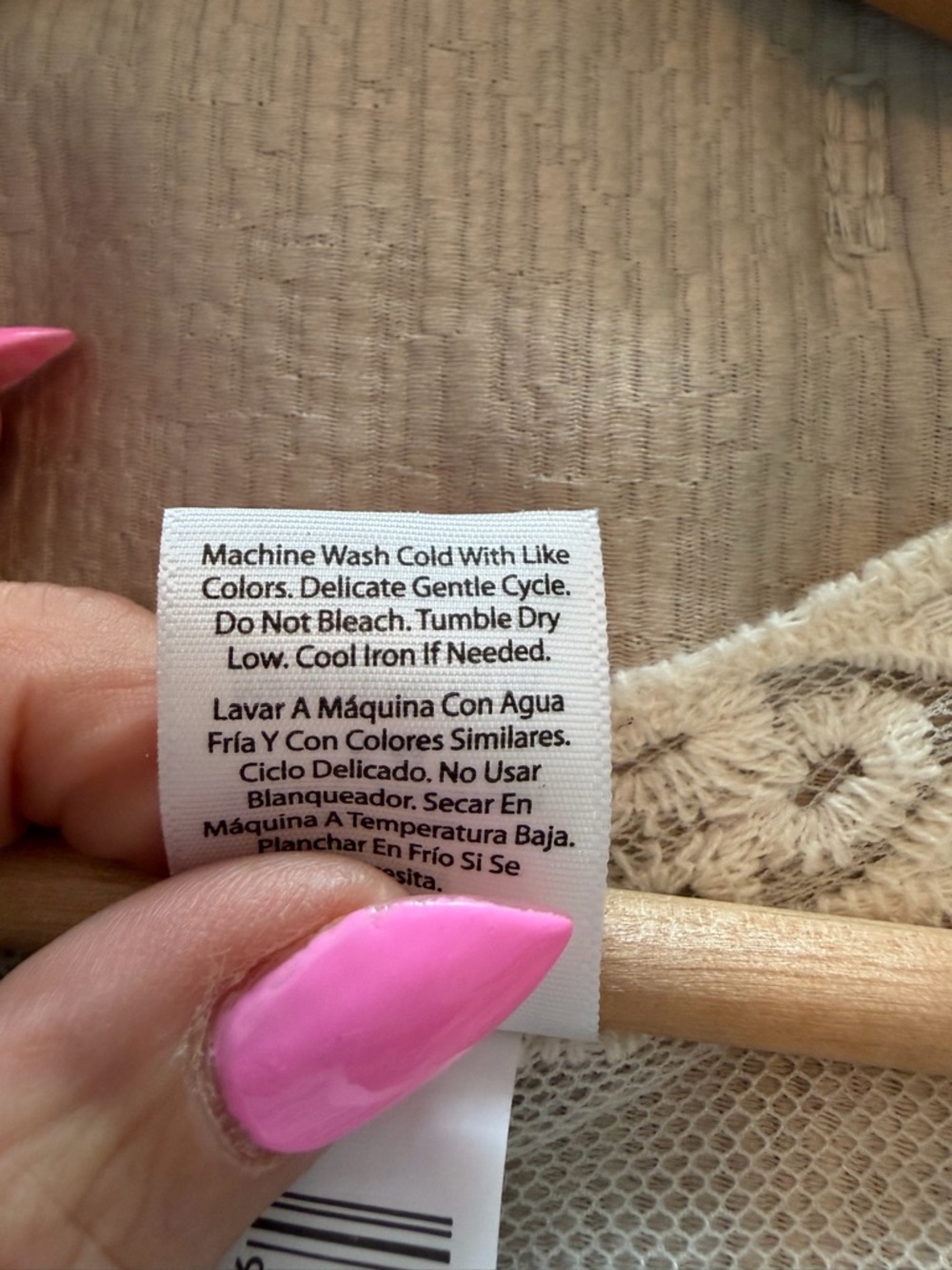 #608 White Lace Crochet Swim Coverup Kimono - Picture 8 of 8